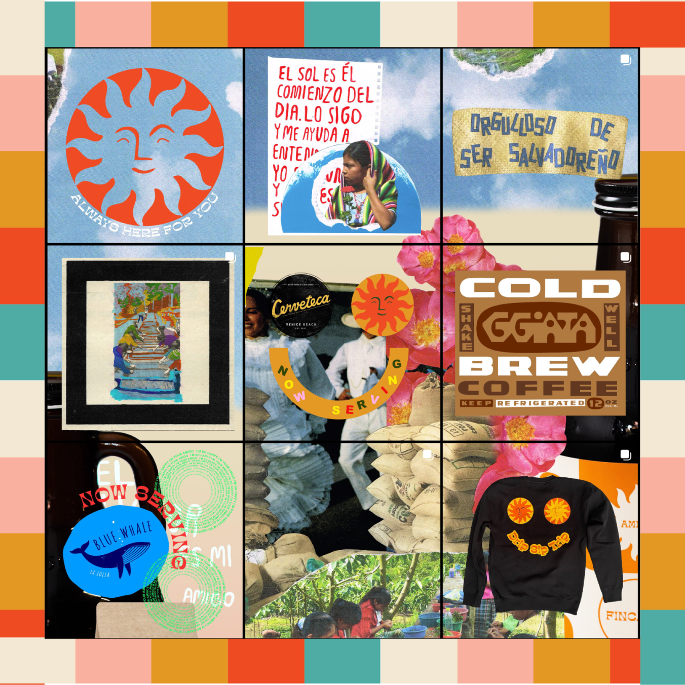 sample from instagram grid