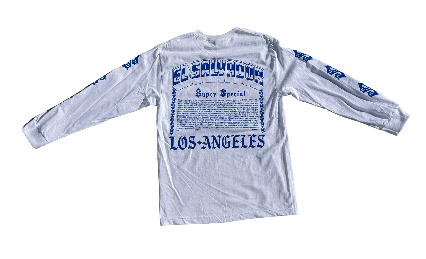 Super Special White Long Sleeve Tee